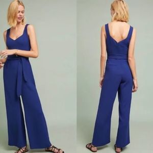 Anthropologie The Essential Jumpsuit in Royal Purple